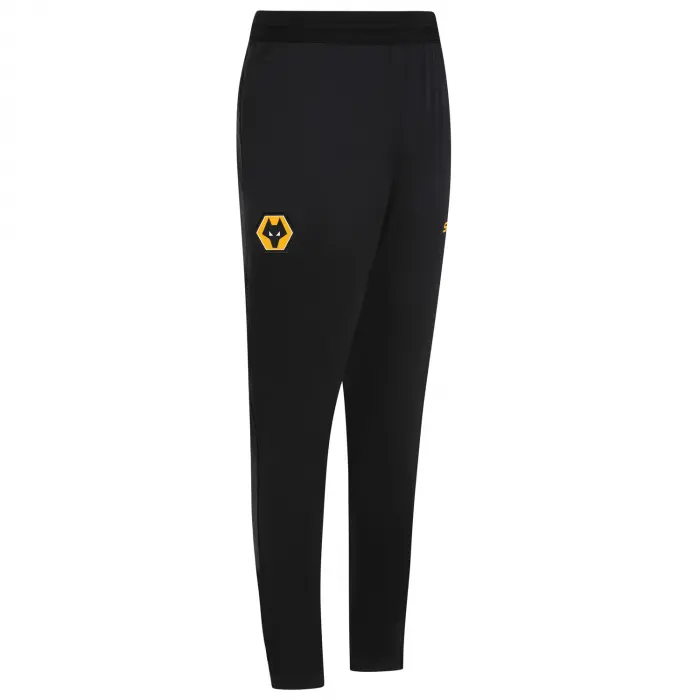 Wolves Fanshop | 2025-26 Home Pre Match Pant – Black Wolves Merchandise Collection